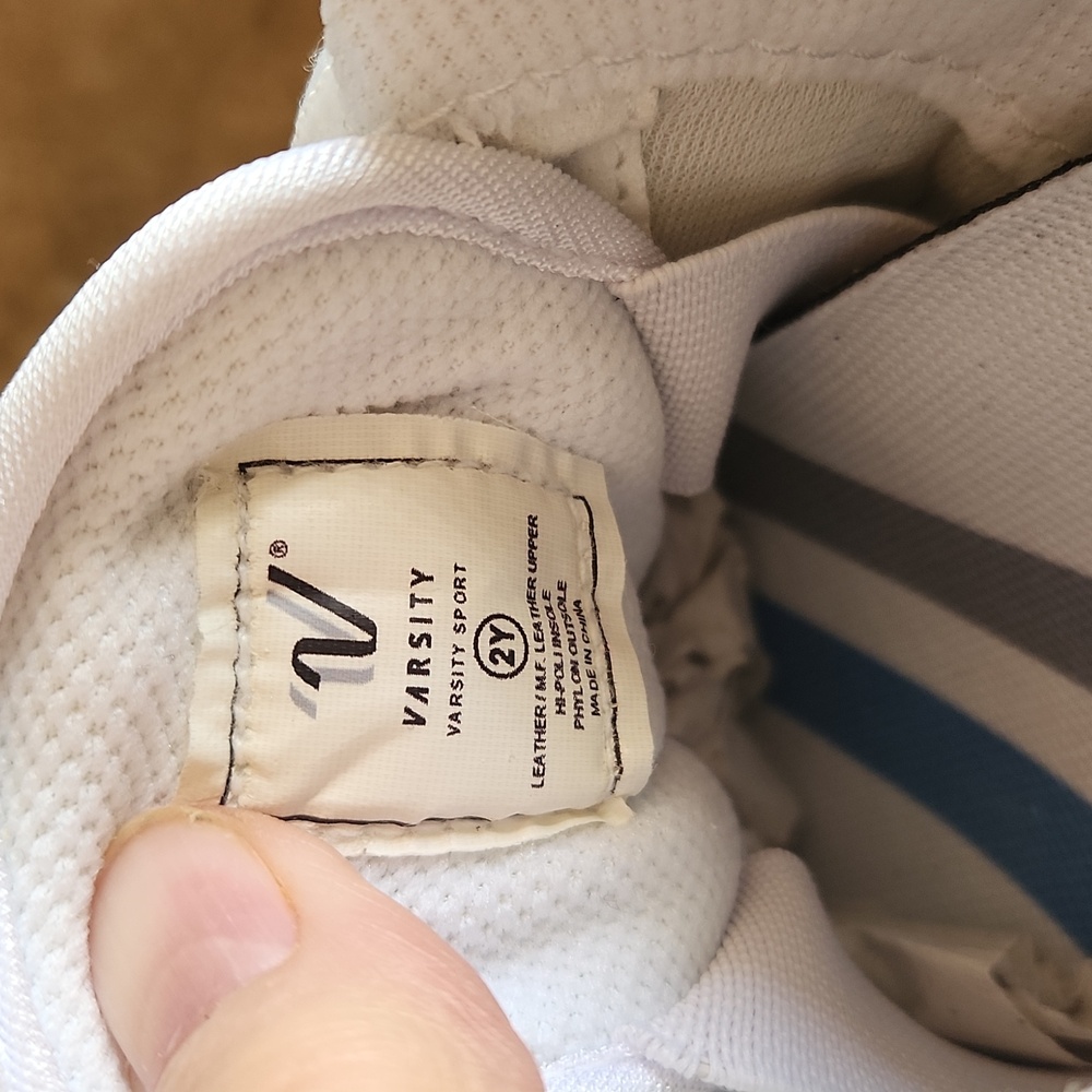 Varsity Girls Cheer Athletic Sneakers White Size Girls 2 - Picture 9 of 12